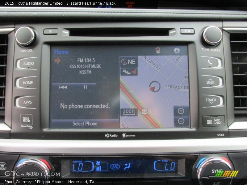 Blizzard Pearl White / Black 2015 Toyota Highlander Limited