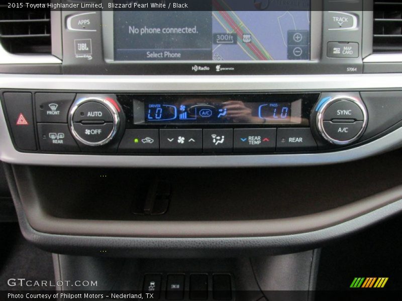 Blizzard Pearl White / Black 2015 Toyota Highlander Limited