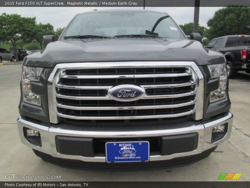 Magnetic Metallic / Medium Earth Gray 2015 Ford F150 XLT SuperCrew