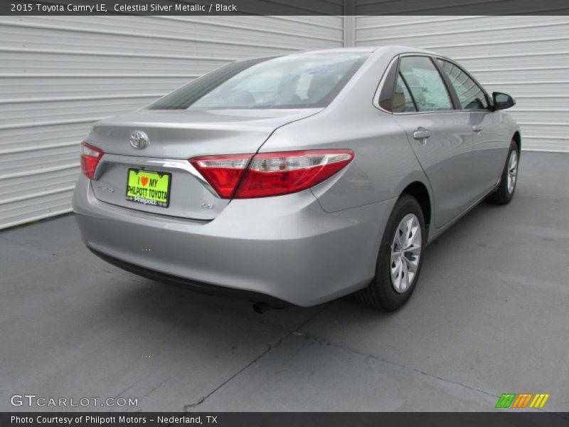 Celestial Silver Metallic / Black 2015 Toyota Camry LE