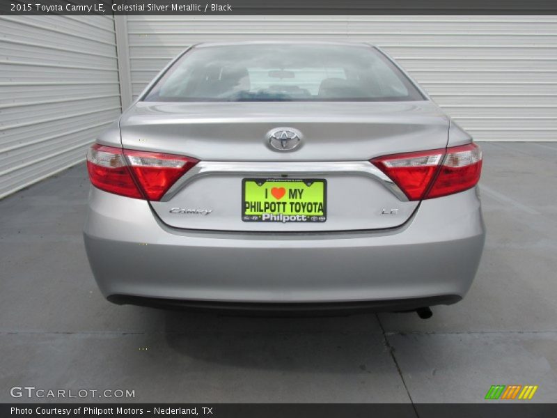 Celestial Silver Metallic / Black 2015 Toyota Camry LE