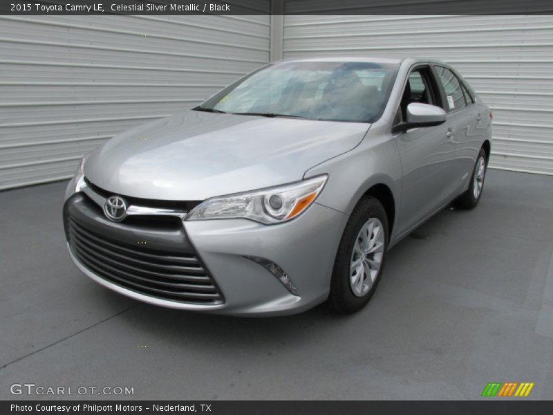 Celestial Silver Metallic / Black 2015 Toyota Camry LE