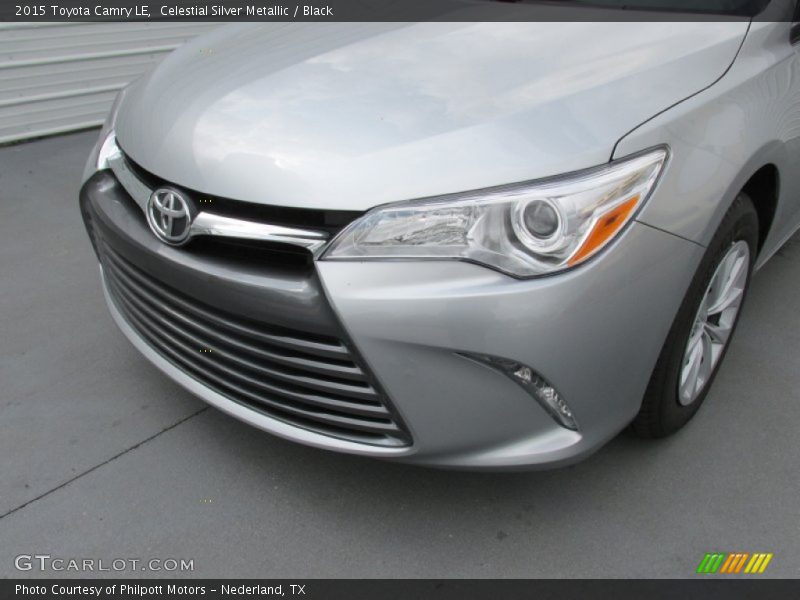 Celestial Silver Metallic / Black 2015 Toyota Camry LE