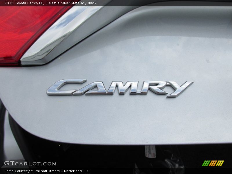 Celestial Silver Metallic / Black 2015 Toyota Camry LE