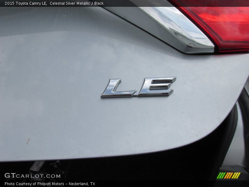 Celestial Silver Metallic / Black 2015 Toyota Camry LE