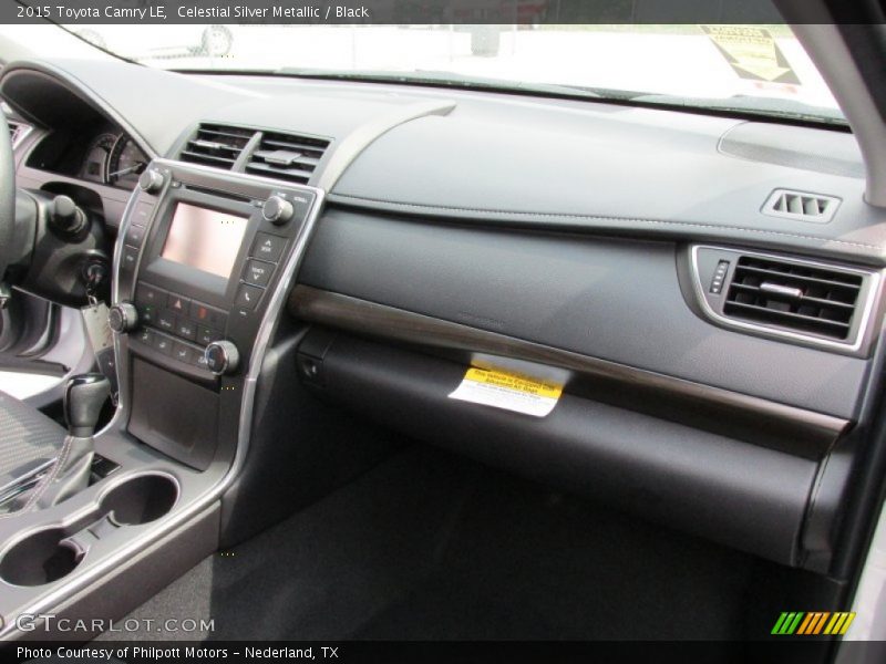 Celestial Silver Metallic / Black 2015 Toyota Camry LE
