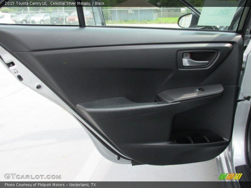Celestial Silver Metallic / Black 2015 Toyota Camry LE