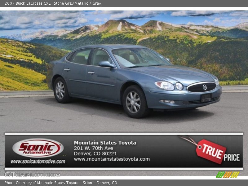 Stone Gray Metallic / Gray 2007 Buick LaCrosse CXL