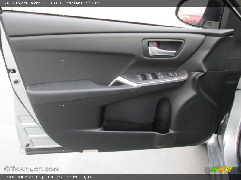 Celestial Silver Metallic / Black 2015 Toyota Camry LE
