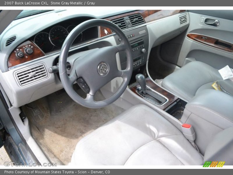 Stone Gray Metallic / Gray 2007 Buick LaCrosse CXL