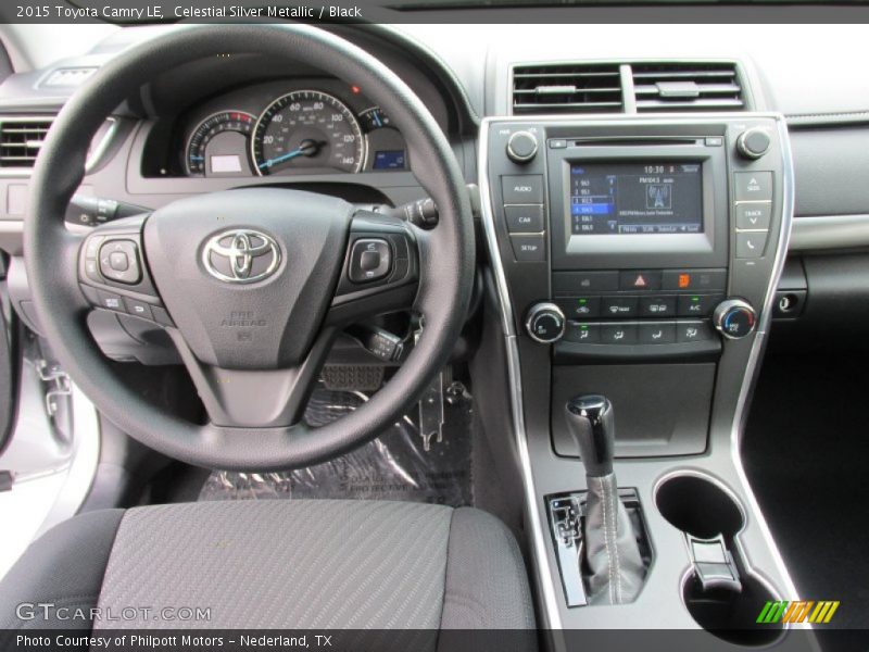Celestial Silver Metallic / Black 2015 Toyota Camry LE