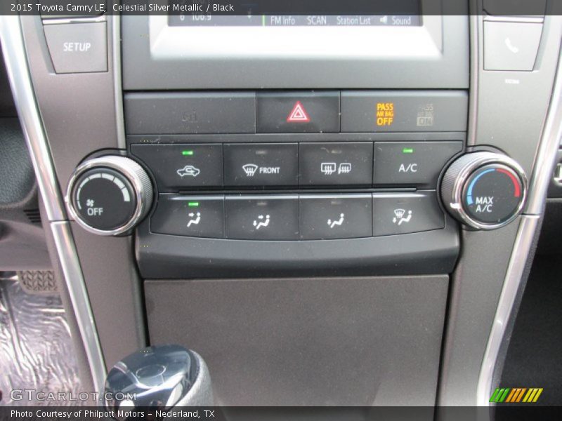 Celestial Silver Metallic / Black 2015 Toyota Camry LE