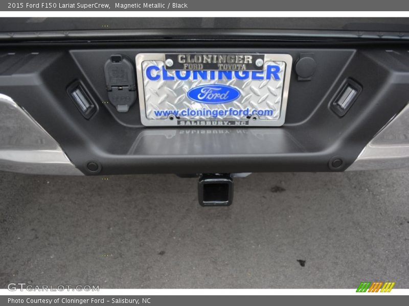 Magnetic Metallic / Black 2015 Ford F150 Lariat SuperCrew