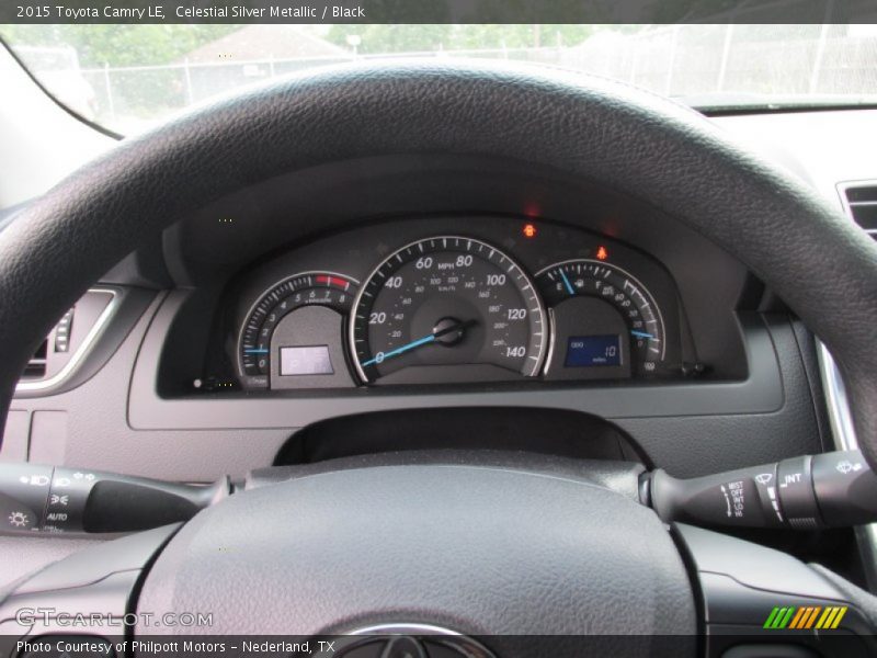 Celestial Silver Metallic / Black 2015 Toyota Camry LE