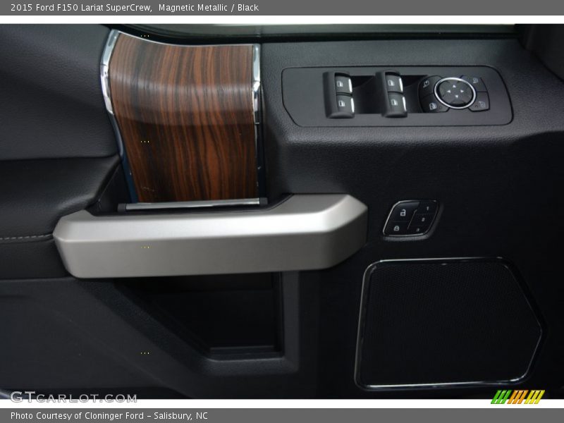 Magnetic Metallic / Black 2015 Ford F150 Lariat SuperCrew