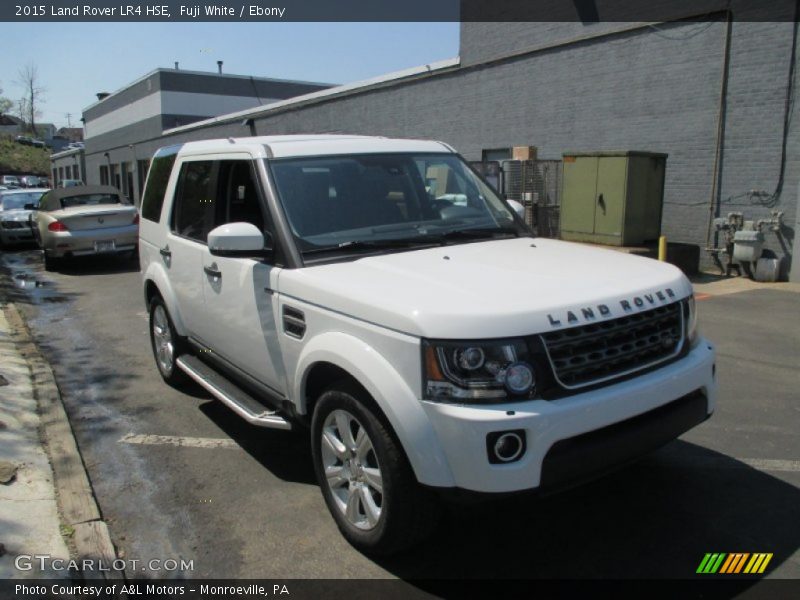 Fuji White / Ebony 2015 Land Rover LR4 HSE