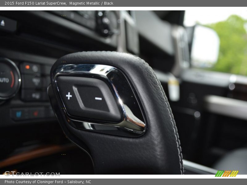 Magnetic Metallic / Black 2015 Ford F150 Lariat SuperCrew