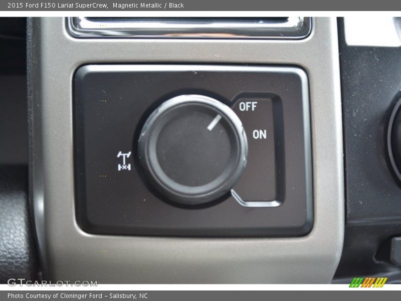 Magnetic Metallic / Black 2015 Ford F150 Lariat SuperCrew