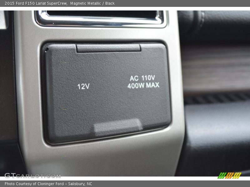 Magnetic Metallic / Black 2015 Ford F150 Lariat SuperCrew