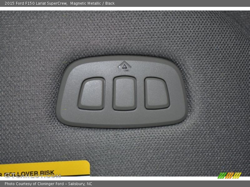 Magnetic Metallic / Black 2015 Ford F150 Lariat SuperCrew