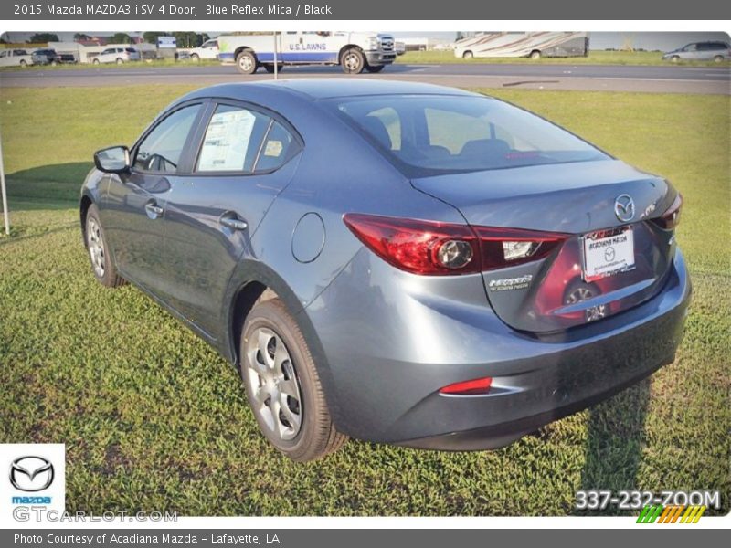 Blue Reflex Mica / Black 2015 Mazda MAZDA3 i SV 4 Door