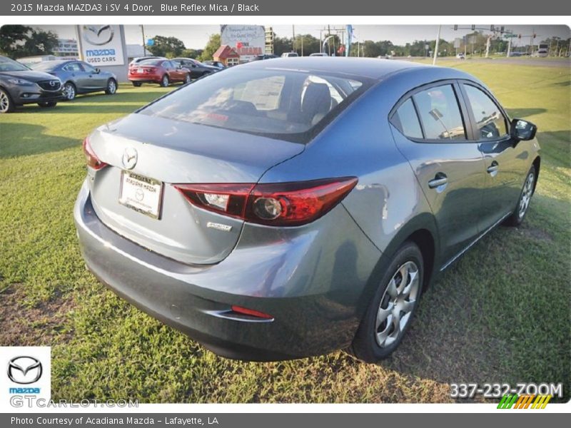 Blue Reflex Mica / Black 2015 Mazda MAZDA3 i SV 4 Door