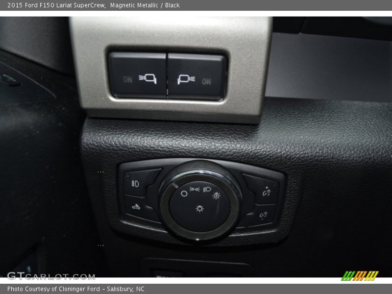 Magnetic Metallic / Black 2015 Ford F150 Lariat SuperCrew