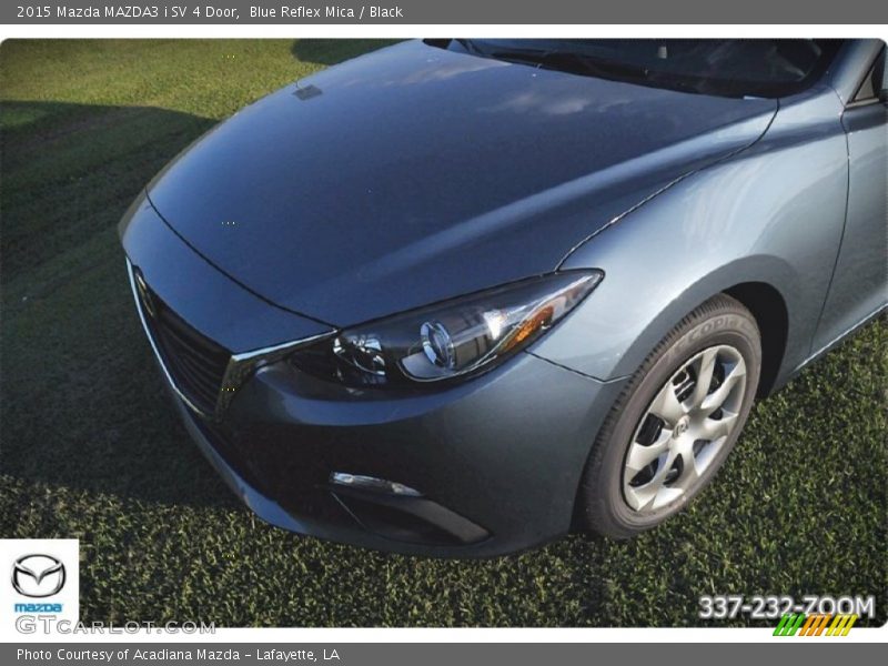Blue Reflex Mica / Black 2015 Mazda MAZDA3 i SV 4 Door