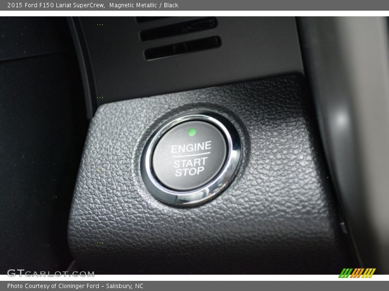 Magnetic Metallic / Black 2015 Ford F150 Lariat SuperCrew
