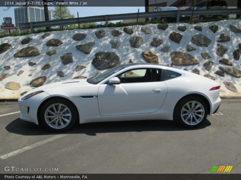 Polaris White / Jet 2016 Jaguar F-TYPE Coupe