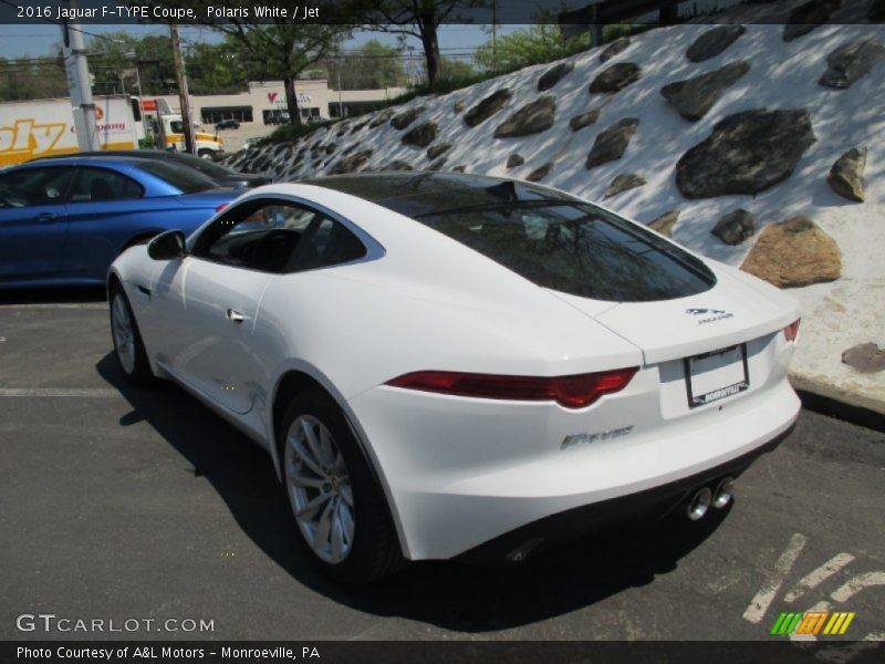 Polaris White / Jet 2016 Jaguar F-TYPE Coupe