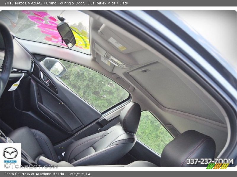 Blue Reflex Mica / Black 2015 Mazda MAZDA3 i Grand Touring 5 Door