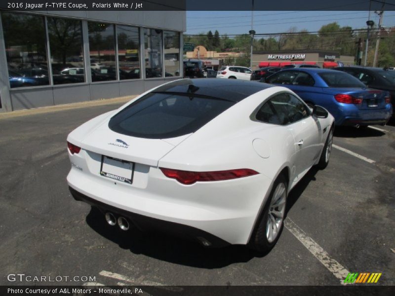 Polaris White / Jet 2016 Jaguar F-TYPE Coupe