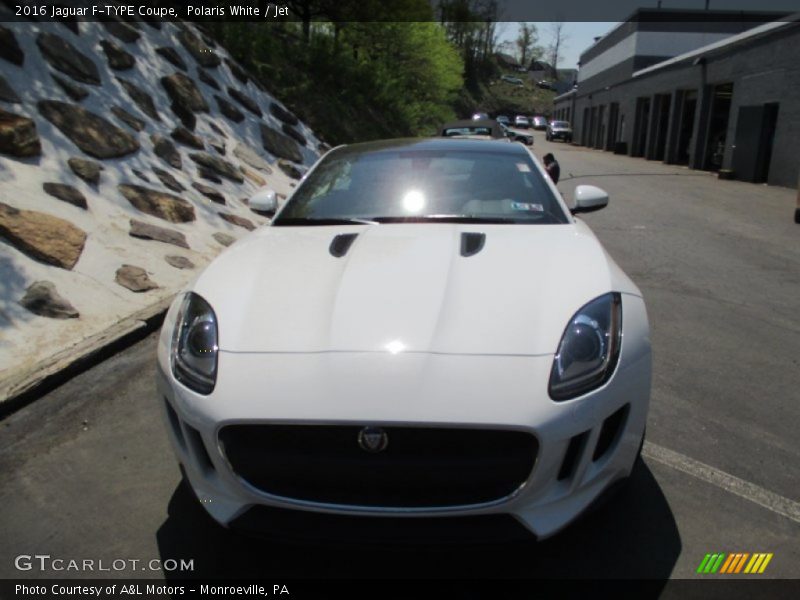 Polaris White / Jet 2016 Jaguar F-TYPE Coupe