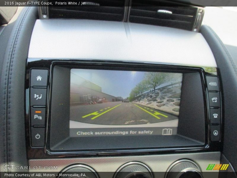 Polaris White / Jet 2016 Jaguar F-TYPE Coupe
