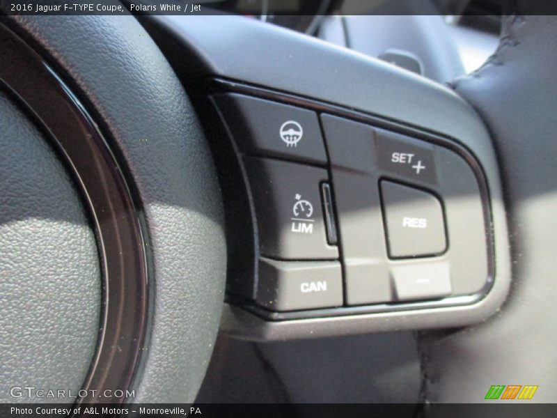 Polaris White / Jet 2016 Jaguar F-TYPE Coupe