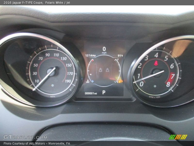  2016 F-TYPE Coupe Coupe Gauges