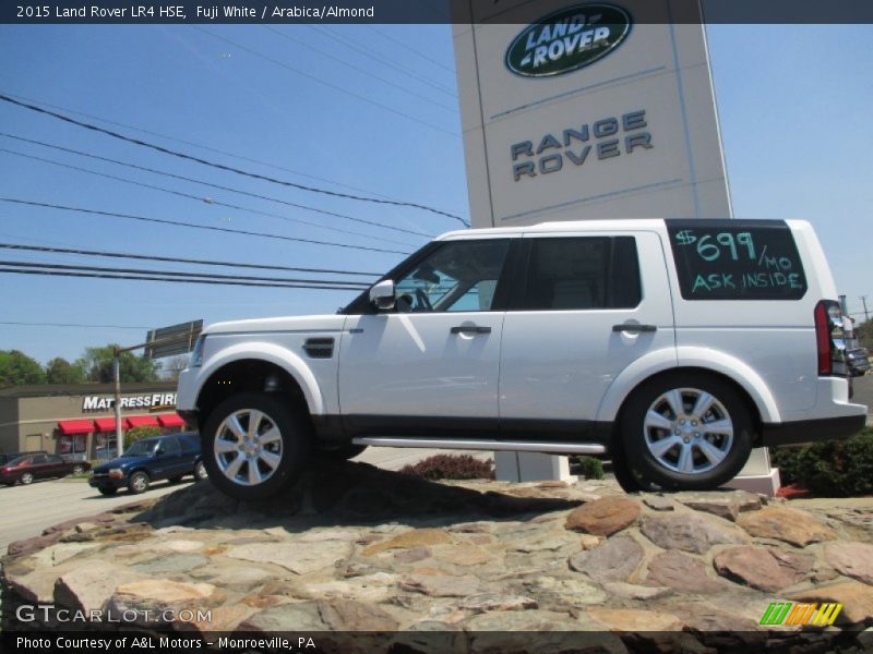 Fuji White / Arabica/Almond 2015 Land Rover LR4 HSE