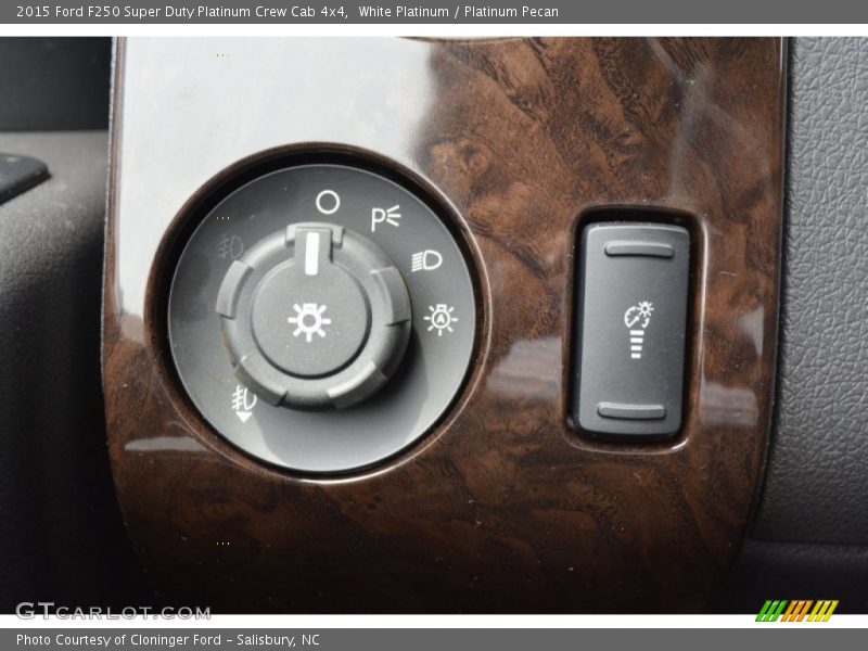 White Platinum / Platinum Pecan 2015 Ford F250 Super Duty Platinum Crew Cab 4x4