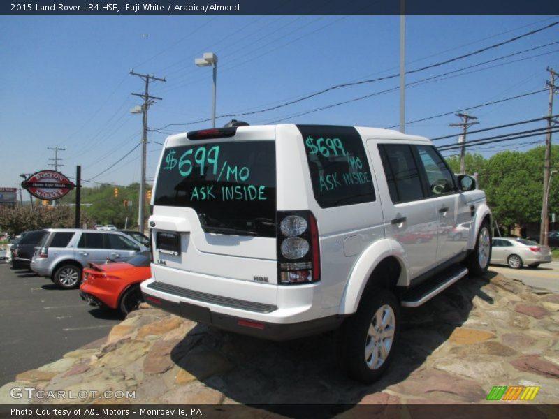 Fuji White / Arabica/Almond 2015 Land Rover LR4 HSE