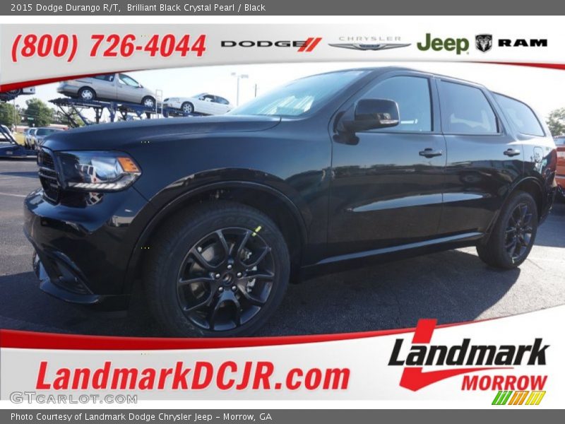 Brilliant Black Crystal Pearl / Black 2015 Dodge Durango R/T