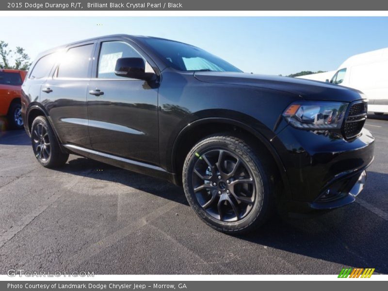 Brilliant Black Crystal Pearl / Black 2015 Dodge Durango R/T