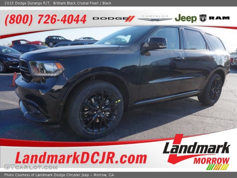 Brilliant Black Crystal Pearl / Black 2015 Dodge Durango R/T