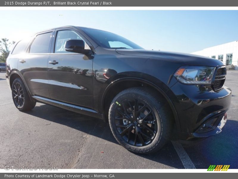Brilliant Black Crystal Pearl / Black 2015 Dodge Durango R/T