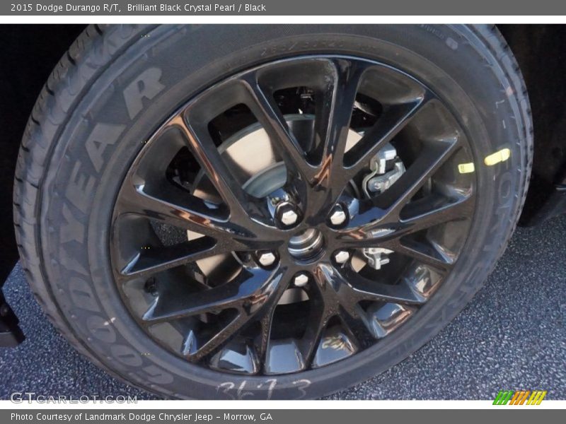 Brilliant Black Crystal Pearl / Black 2015 Dodge Durango R/T
