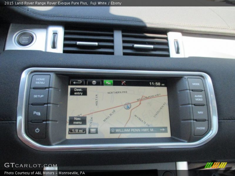 Fuji White / Ebony 2015 Land Rover Range Rover Evoque Pure Plus