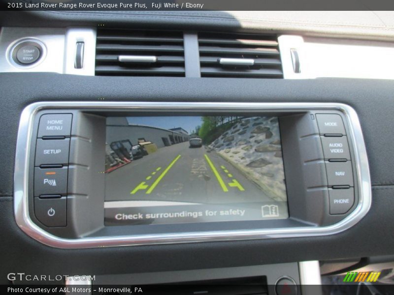 Fuji White / Ebony 2015 Land Rover Range Rover Evoque Pure Plus