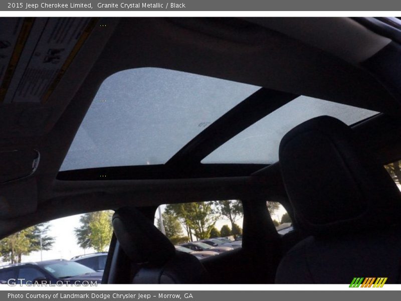 Granite Crystal Metallic / Black 2015 Jeep Cherokee Limited