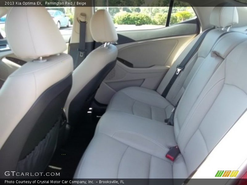 Remington Red / Beige 2013 Kia Optima EX