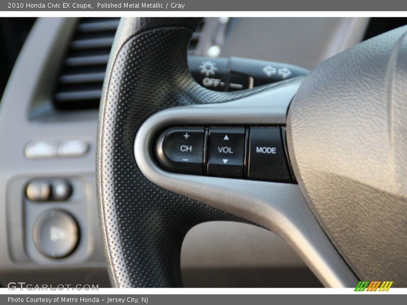 Polished Metal Metallic / Gray 2010 Honda Civic EX Coupe